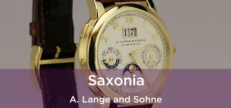  Saxonia A. Lange and Sohne